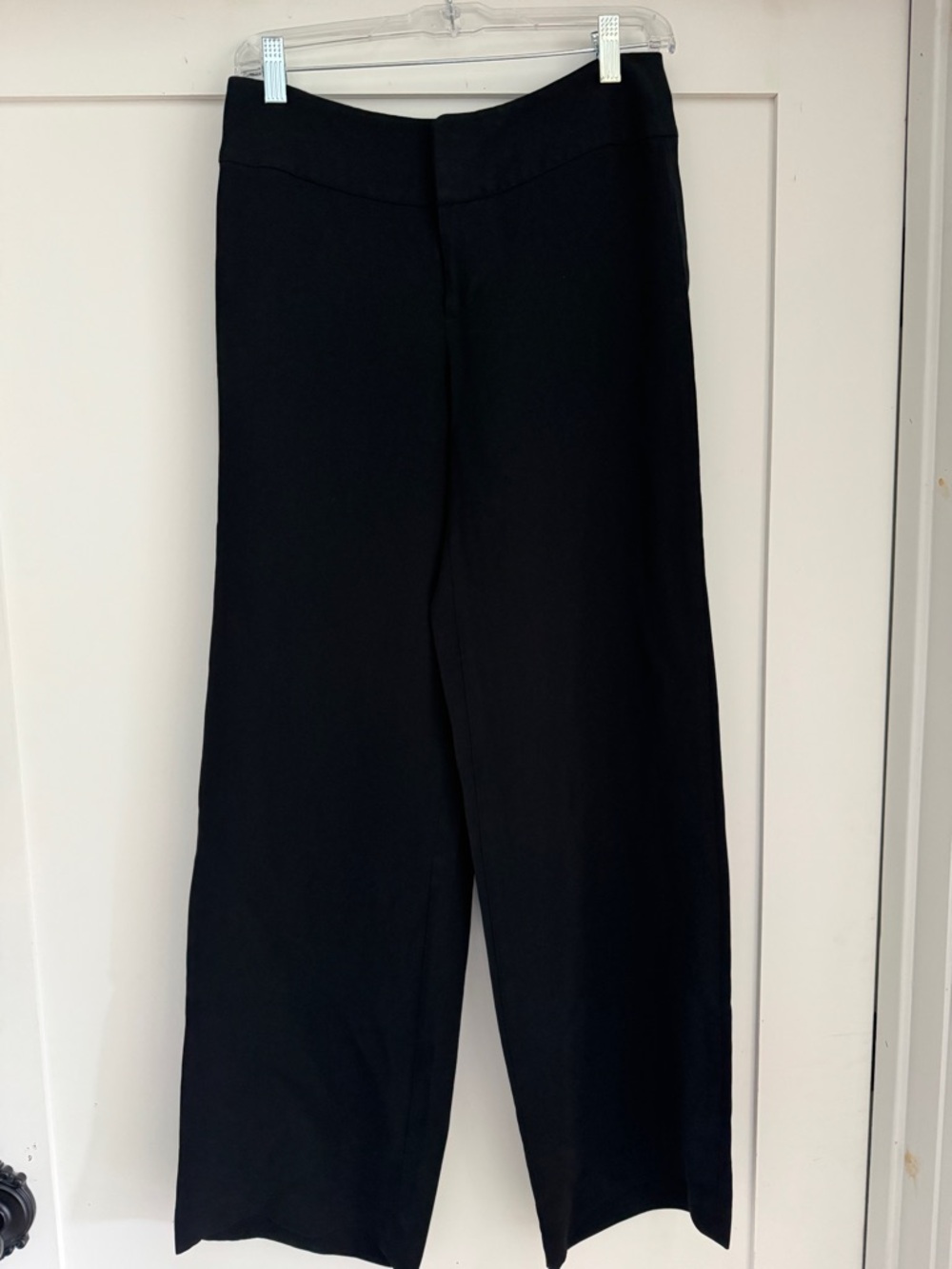 Banana Republic Black Wide-Leg Trousers
